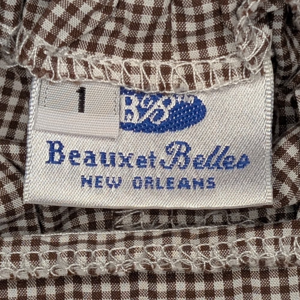 Beaufort Bonnet Smocked Western Romper Size 1 Saddle Horse Cowboy - Picture 6 of 6